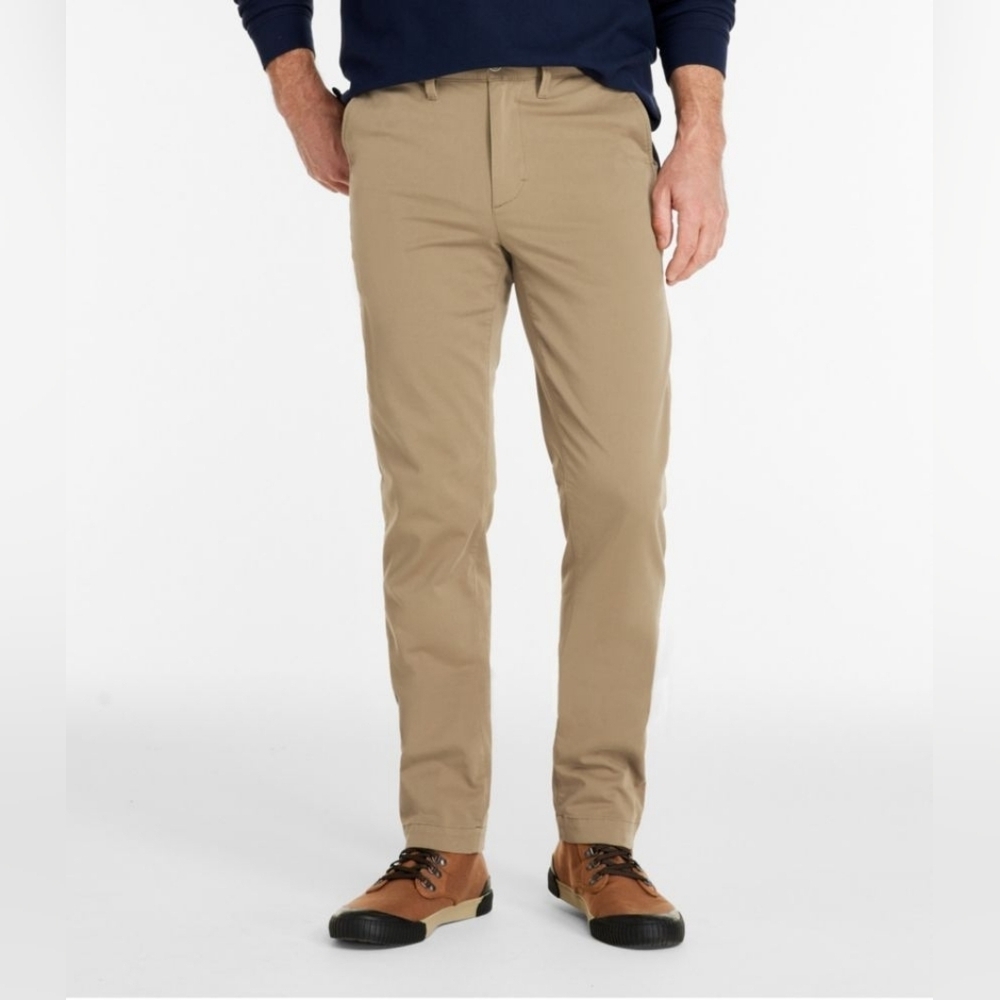 L.L.Bean Men's Comfort Stretch® Chino Pants, Slim Fit, Straight Leg
